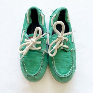 Tommy Hilfiger Green Douglas Boat Shoe size 12
